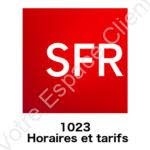 1023 SFR : horaires et tarifs