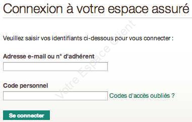 Mutuelle Génération - Accès à mon espace adhérent sur assure.generation.fr