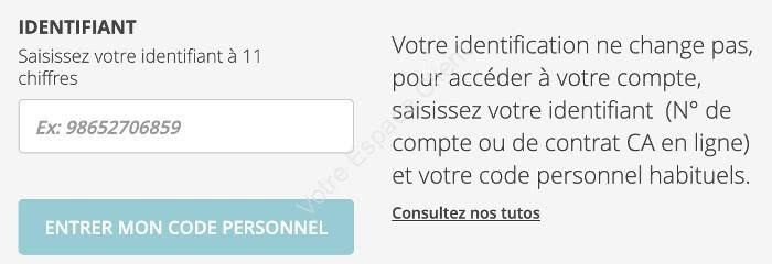 Accéder à mon compte CASudMed en ligne