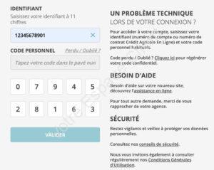 Accès à mon espace personnel CA Charente Périgord