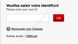 Accès à mon compte entreprise Elys PC HSBC