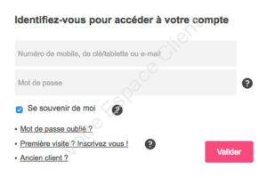 Accès messagerie et espace client Bbox sur espaceclient.bbox.bouyguestelecom.fr
