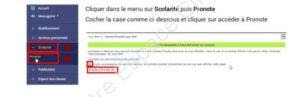 Agora06 : accéder à Pronote