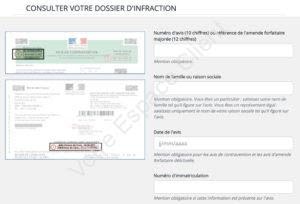 ANTAI : consulter mon dossier d'infraction