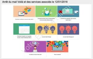 Arrêt du service de messagerie Voilà Mail - mail.voila.fr