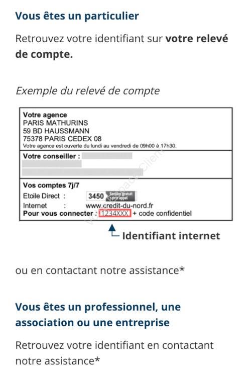 Code confidentiel oublié : identifiant et mot de passe Banque Nuger