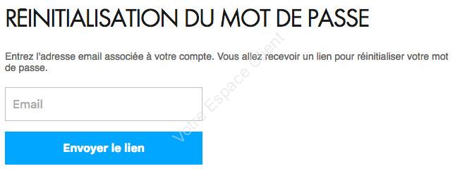 Mot de passe perdu pour mon espace client Canal Plus