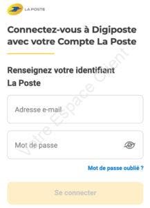 Connexion à digiposte.fr