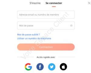 Connexion à mon compte AliExpress