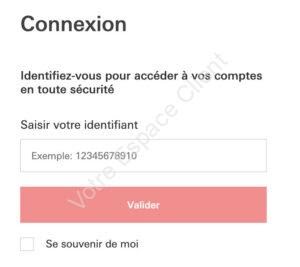 Connexion à www.hsbc.fr pour particuliers