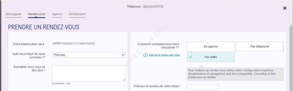 Contacter le service client : prendre un rendez-vous avec mon conseiller CIC