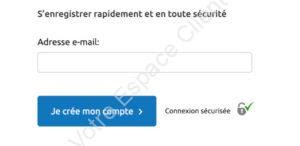 Créer mon compte bon prix