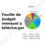 Feuille de budget mensuel vierge Excel à télécharger
