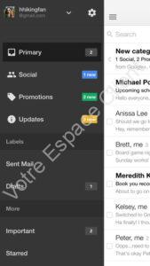 Messagerie Gmail sur iPhone, iPad et Android