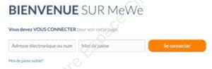 Mewe connexion : se connecter à mon compte membre