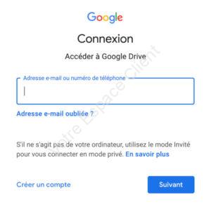 Mon drive connexion