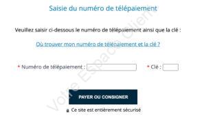 Paiement d'amende sur www.antai.gouv.fr
