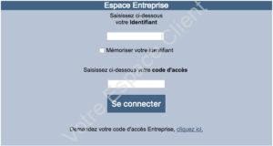 Portail Plansanté : accès espace entreprise