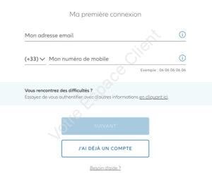 Première connexion à mon espace client Allianz