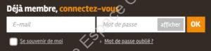 Se connecter à Celibouest : connexion à mon espace membre