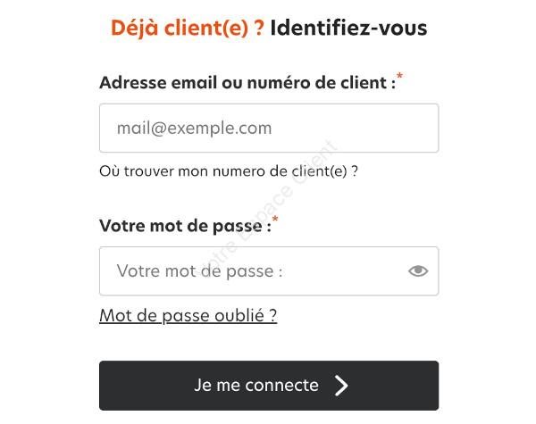 Se connecter à mon compte Becquet en ligne