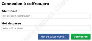 Se connecter à mon compte Coffreo Pro sur www.coffreo.pro