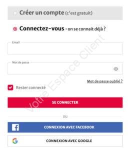 Se connecter à mon compte dna.fr