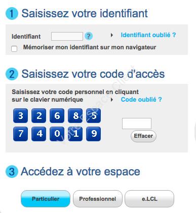 Se connecter à mon compte en ligne LCL Particuliers - www.lcl.fr