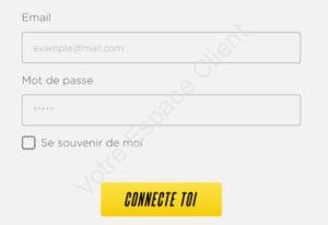 Se connecter à mon compte Fitness Park