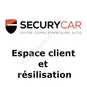 Securycar : connexion à l'espace client et résiliation